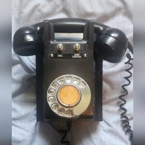 Vintage‎ Black Rotary Dial Telephone